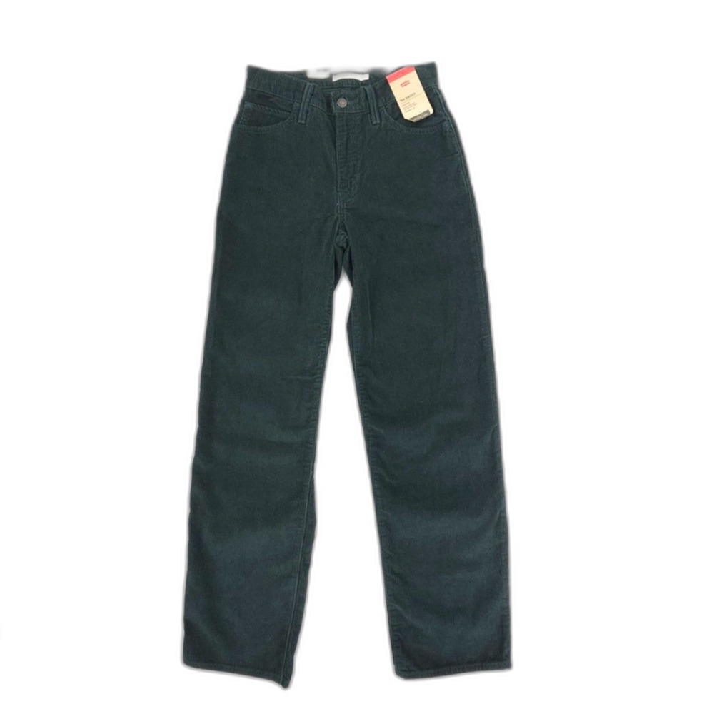 NWT Levis 94 Baggy Corduroy Jeans Green Vintage Indie Hipster Boho 70s Gremlin